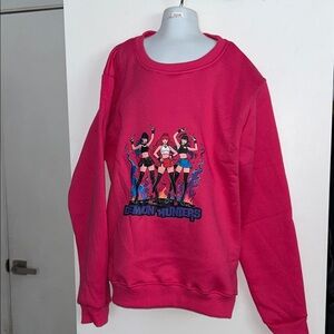 Women's Pink Graphic Sweater